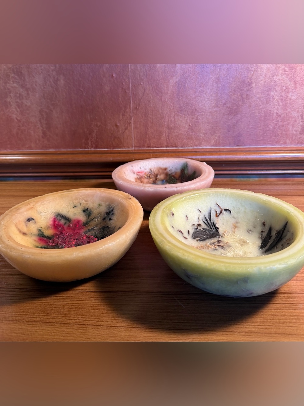 Lot of 3 Habersham Candle Co. 7" Wax Pottery Vessels– Flameless Home Fragrance
